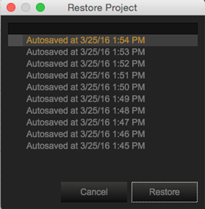 Restore Project